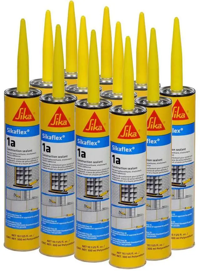 Main image of 1A Polyurethane Premium Grade High Performance Elastomeric Sealant, 10.3 fl oz Capacity, Dark Bronze, 12 Tubes