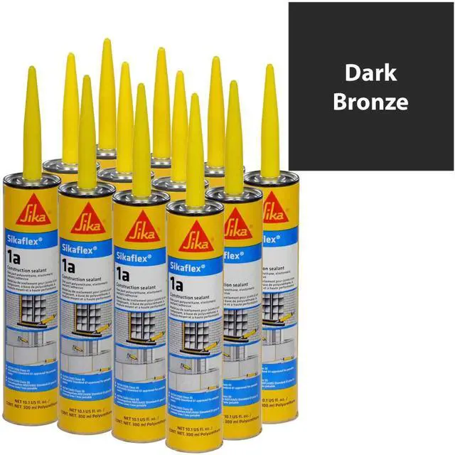 Alt view image 2 of 2 - 1A Polyurethane Premium Grade High Performance Elastomeric Sealant, 10.3 fl oz Capacity, Dark Bronze, 12 Tubes