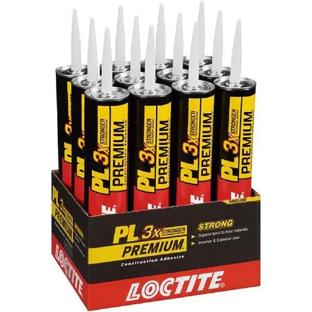 Alt view image 5 of 6 - 1390594 Premium Polyurethane Construction Adhesive, 28 Oz (Pack of 12)