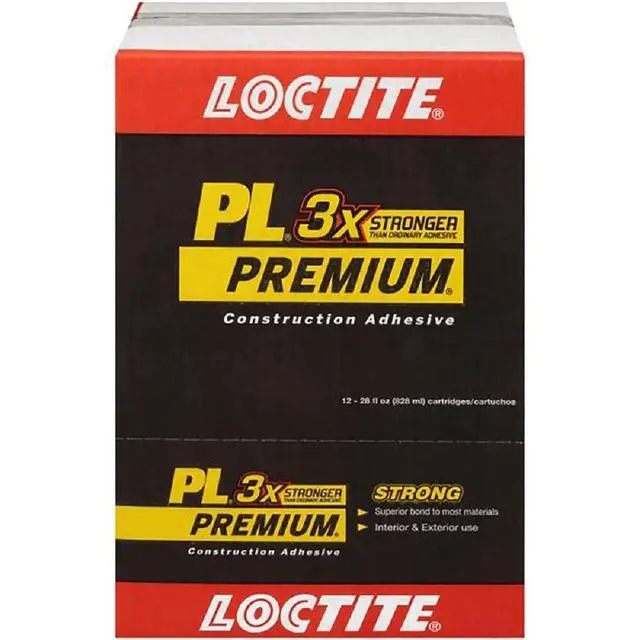 Alt view image 6 of 6 - 1390594 Premium Polyurethane Construction Adhesive, 28 Oz (Pack of 12)