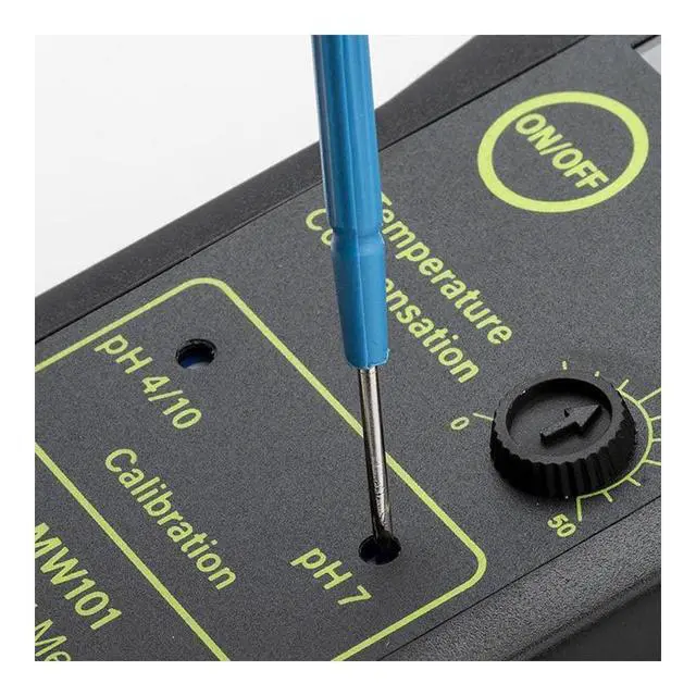 Alt view image 2 of 4 - Instruments MW101 Standard Portable pH Meter, 0 DegreeC to 50 Degree C Temperature Range, 0.01 pH Resolution, 143" Length, 80" Width, 32" Height