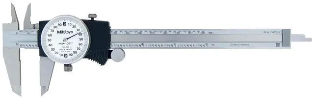 Main image of 505-740 D6"X Dial Caliper, 0.2"/Rev, 0"-6", 0.001"
