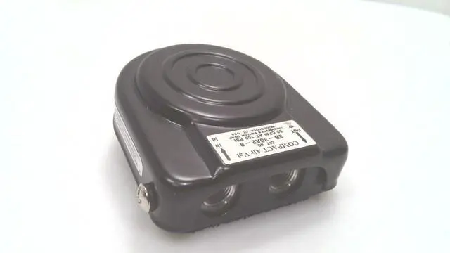 Alt view image 2 of 3 - 3B-30A2-S Compact Airval Foot Switch, 3-Way Pneumatic, Single Pedal, Momentary, Single Stage, No Guard, Black