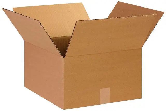 Main image of 14 x 14 x 8 Corrugated Cardboard Boxes, Medium 14"L x 14"W x 8"H, Pack of 25 | Shipping, Packaging, Moving, Storage Box for Home or Business, Strong Wholesale Bulk Boxes