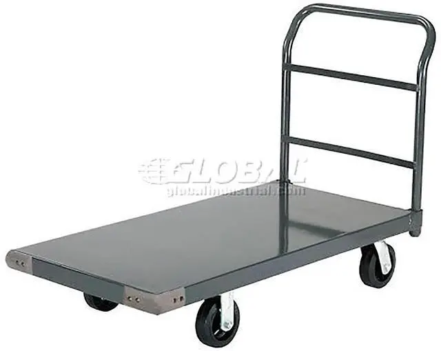 Main image of Platform Truck w/Steel Deck, 6" Rubber Casters, 36 x 24, 2000 Lb. Capacity