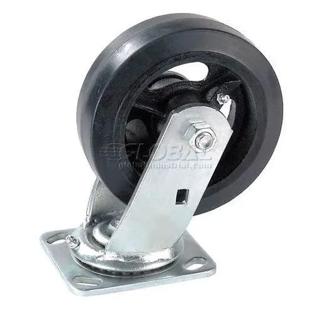 Alt view image 5 of 6 - Platform Truck w/Steel Deck, 6" Rubber Casters, 36 x 24, 2000 Lb. Capacity