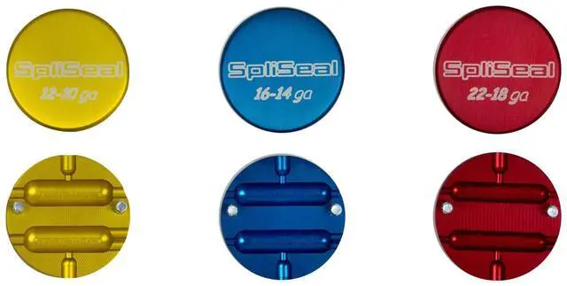 Main image of Dual Cavity Butt Connector Mold 3-Pack - High-Grade Aluminum Wire Splice Seal Mold for 12-10, 16-14 & 22-18 AWG - Weatherproof 1-to-1 & 1-to-2 Automotive, Marine & Electrical