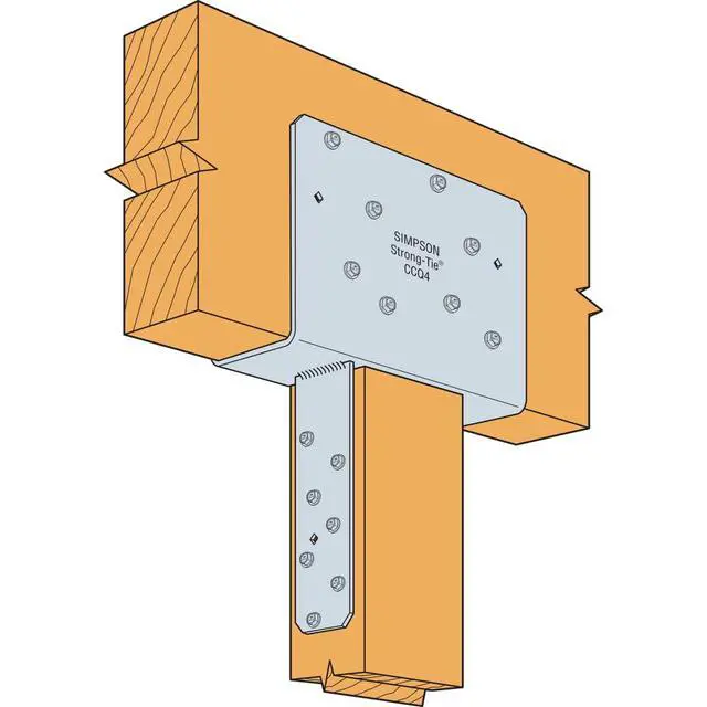 Alt view image 3 of 6 - CCQ46SDS2.5 CCQ Column Cap for 4X Beam, 6X Post with Strong-Drive SDS Screws