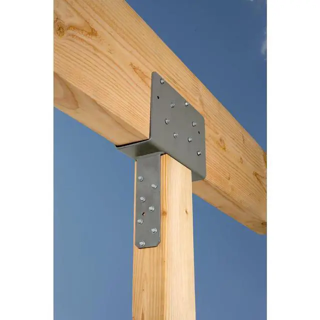 Alt view image 4 of 6 - CCQ46SDS2.5 CCQ Column Cap for 4X Beam, 6X Post with Strong-Drive SDS Screws