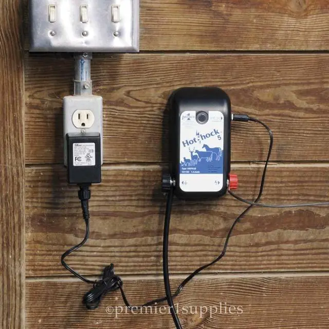 Alt view image 2 of 2 - Premier 1 HotShock 5 Fence Energizer, Plug-in Kit, 0.5 Joule