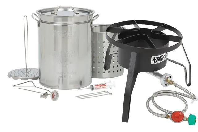 Main image of Propane Turkey Fryer Kit - Burner and 32qt Stainless Steel Pot