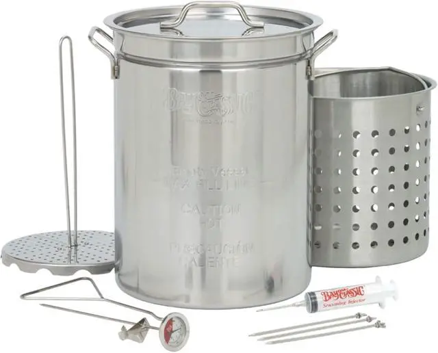 Alt view image 2 of 4 - Propane Turkey Fryer Kit - Burner and 32qt Stainless Steel Pot