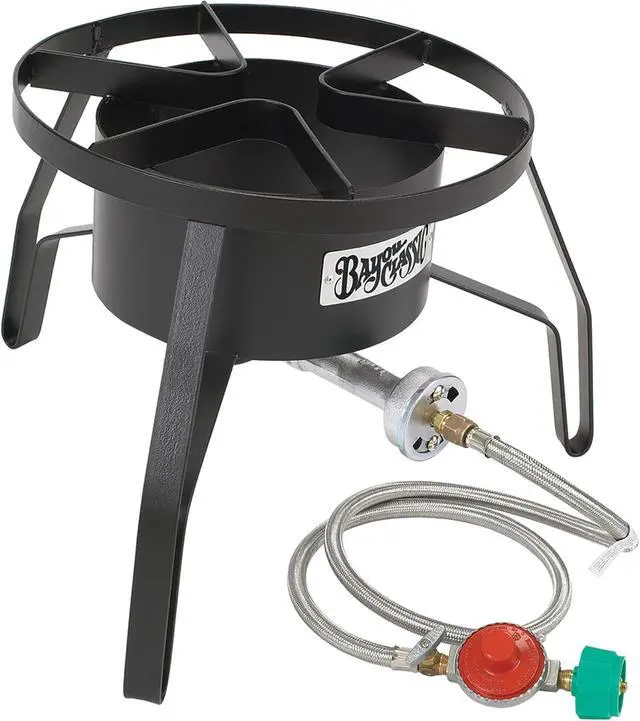 Alt view image 3 of 4 - Propane Turkey Fryer Kit - Burner and 32qt Stainless Steel Pot