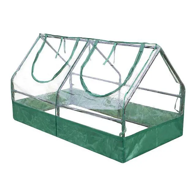 Alt view image 2 of 4 - SH3212A+BTP Garden Raised Bed and Cold Frame Greenhouse Cloche - 3 Pack