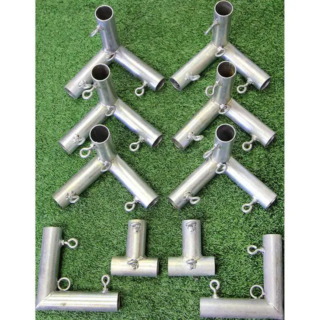 Alt view image 4 of 4 - Cimarronsports 10" Lx 10" Wx 10" H Outdoor Golf Frame Corner Kit - Frame Poles Not Included