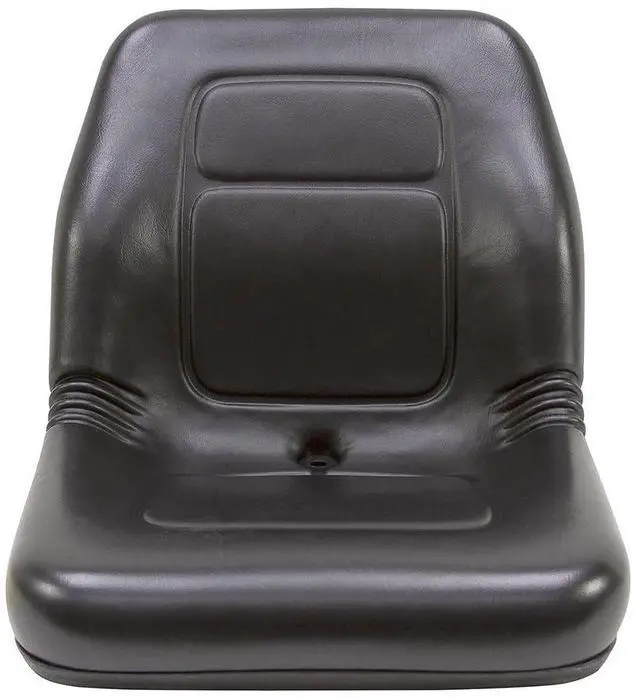 Alt view image 3 of 6 - Black Vinyl Seat LGT100BL Fits Bobcat Skid Steer Loader AT327445