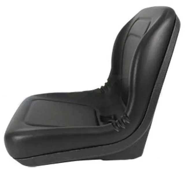 Alt view image 4 of 6 - Black Vinyl Seat LGT100BL Fits Bobcat Skid Steer Loader AT327445