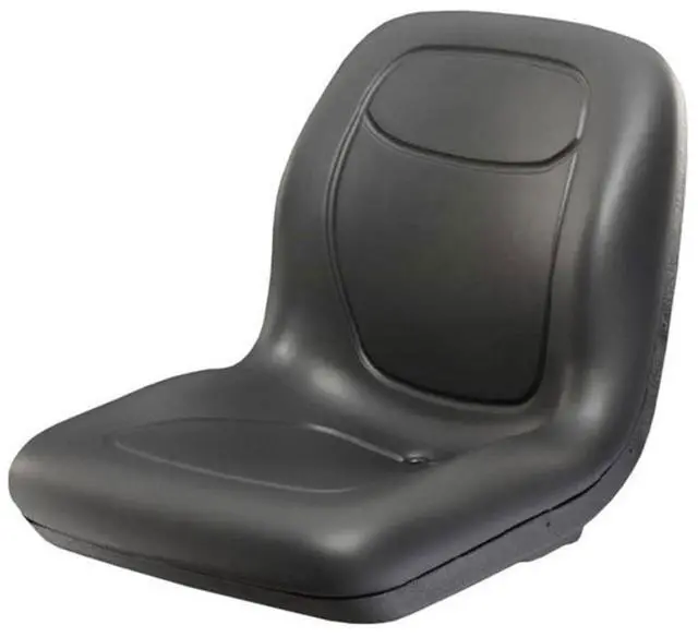 Alt view image 5 of 6 - Black Vinyl Seat LGT100BL Fits Bobcat Skid Steer Loader AT327445