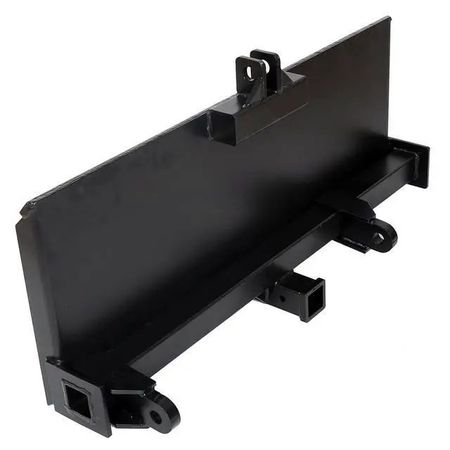 Alt view image 2 of 6 - 3 Point Attachment Adapter Skid Steer Trailer Hitch Front Loader case