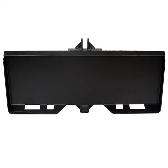 Alt view image 3 of 6 - 3 Point Attachment Adapter Skid Steer Trailer Hitch Front Loader case