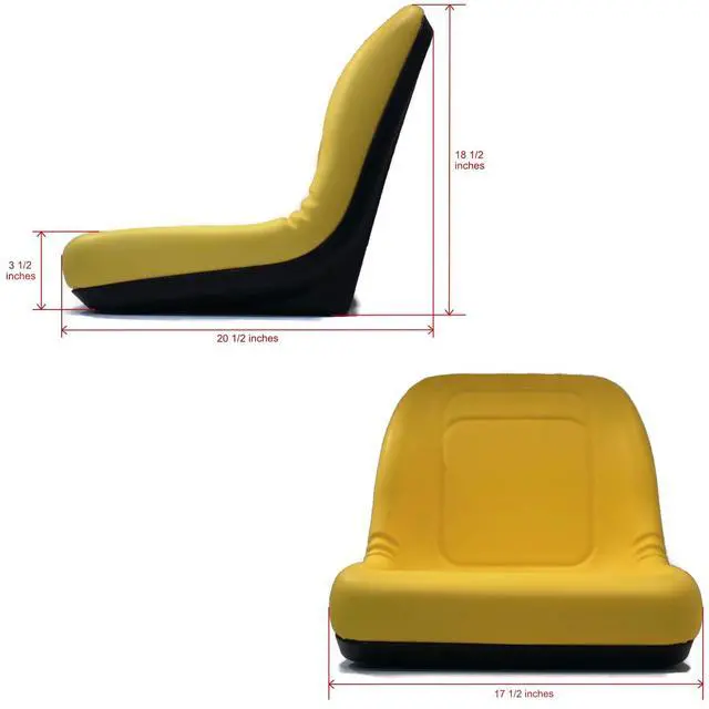 Alt view image 2 of 6 - (2) HIGH Back Seats for John Deere Gator XUV 620i, 850D, 550, 550 S4 UTV Utility