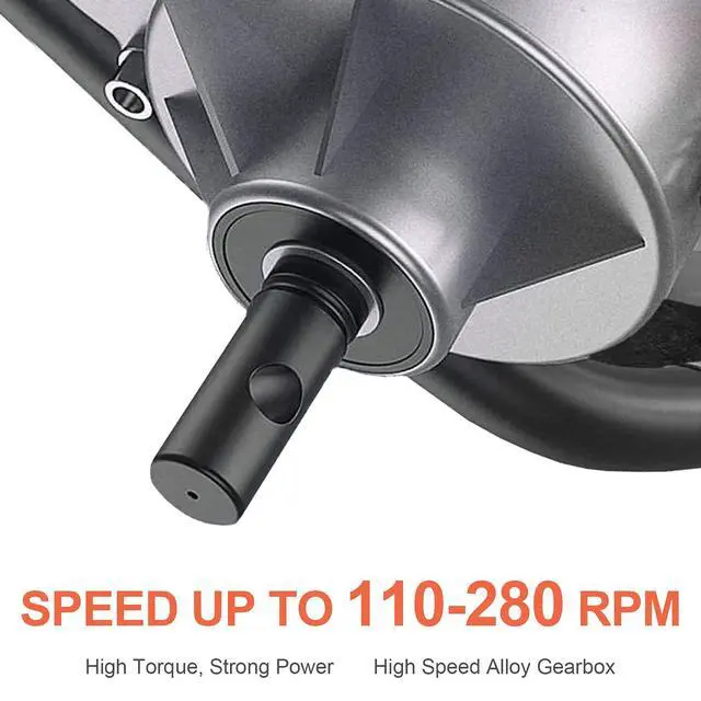 Alt view image 5 of 6 - 52CC 1800W Gas Powered Earth Auger Post Hole Digger, with 4 Drill Bits 4" 6" 8" 12" and 3 Extension Rods 8" 12" 20", Mixing Ratio 30:1, for Farmland Garden and Planting, EPA Certified