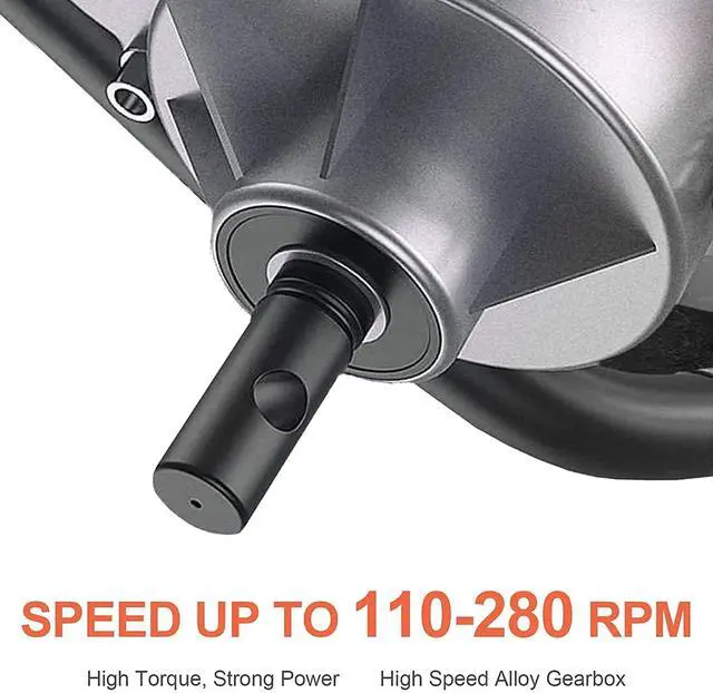 Alt view image 5 of 6 - 52CC 1800W Gas Powered Earth Auger Post Hole Digger, with 3 Drill Bits 4" 6" 8", Mixing Ratio 30:1, for Farmland Garden and Planting, EPA Certified
