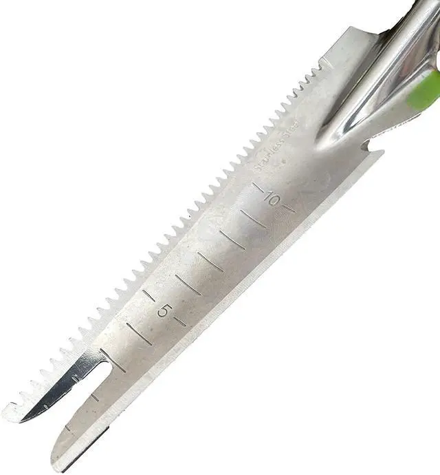 Alt view image 5 of 6 - Garden Guru Hand Weeder Trowel with Ergonomic Handle Stainless Steel Weeding & Digging Knife Rust Resistant - Perfect for Weeding, Transplanting, Digging, Pruning, Cutting (4 Pack)
