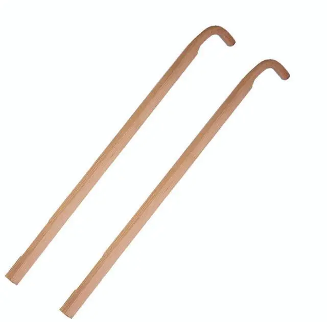 Main image of 48" Wooden Cultivator Handles, Replacement Set of 2 for Low and High Wheel Cultivators Farm Garden, Amish Made