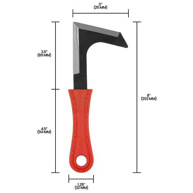 Alt view image 5 of 6 - K111 Crack Weeder, Driveway, Side-Walk Weeding Tool, Orange - 10 Pack