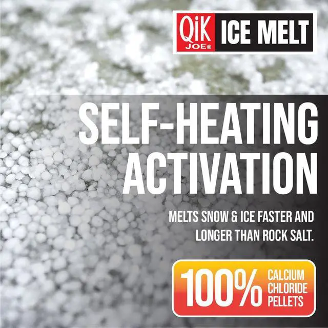 Alt view image 4 of 6 - Calcium Chloride Ice Melt - 35lbs Pail - Instant Snow and Ice Melt for Sidewalks, Driveways, Steps, and Parking Lots - Deicer for Concrete, Asphalt, and Other Surfaces