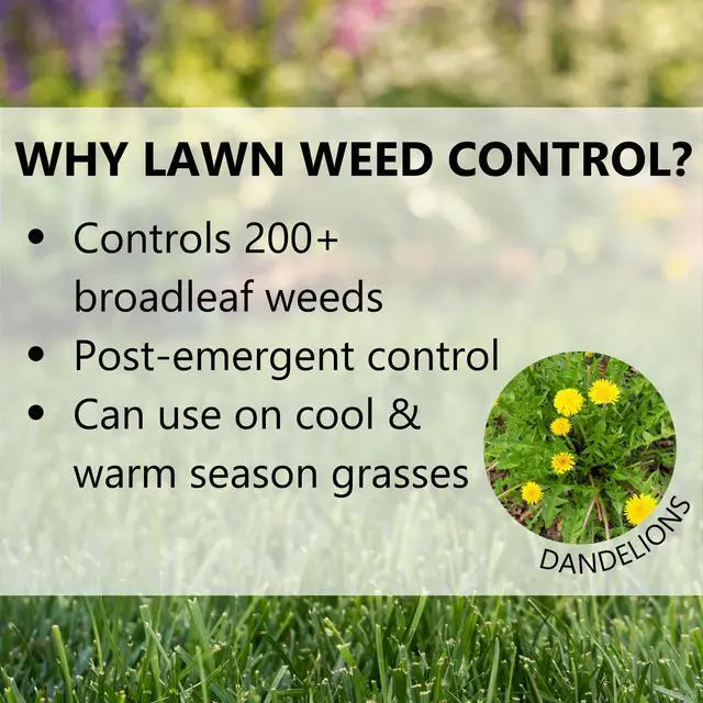 Alt view image 5 of 6 - (12197) Lawn Weed Control - Post Emergent Broadleaf Weed Killer (15,000 Sq. Ft.)