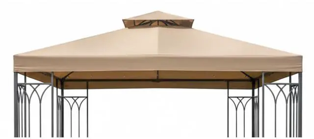Main image of Durable 350 Replacement Canopy Top Compatible with 2019 Gardenline 10' x 10' Gazebo Models 7884-19 (2019), 22466 - Beige