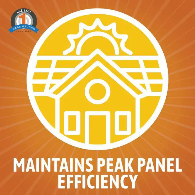 Alt view image 5 of 6 - One Shot 1S-CSPC Solar Panel Cleaner Concentrate - Makes 32 Gallons, 1 Gallon