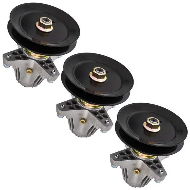 Alt view image 2 of 6 - Spindle High-Lift Blade Kit for MTD Cub Cadet 54 inch Deck RZT L54 S54 LX54 GT54 SX54 G8400 G8600 T310