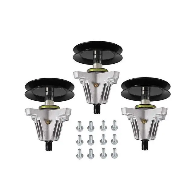 Alt view image 4 of 6 - Spindle High-Lift Blade Kit for MTD Cub Cadet 54 inch Deck RZT L54 S54 LX54 GT54 SX54 G8400 G8600 T310