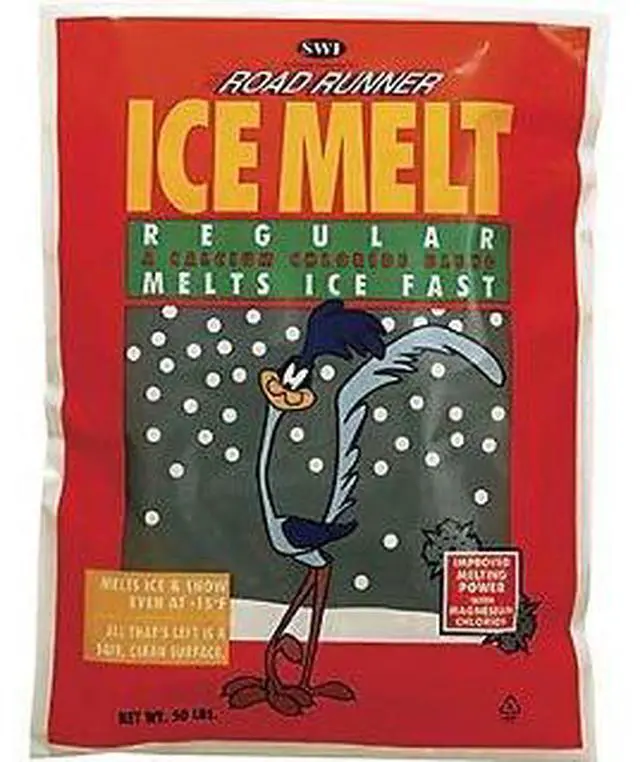 Main image of Road Runner Ice Melt,50lb. Bag,Calcium, Magnesium, Potassium, Sodium Chlorides