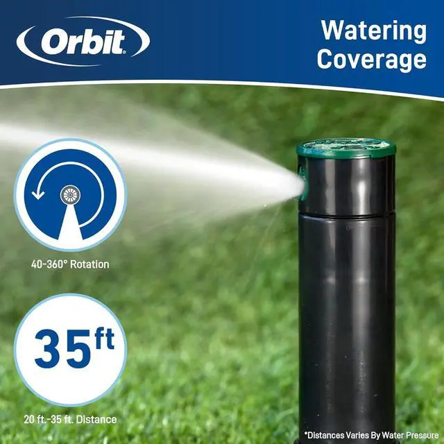 Alt view image 5 of 6 - Watermaster 55461 Voyager 4-Inch Adjustable Pop-Up Gear Drive Sprinkler Head (6Total Sprinklers)