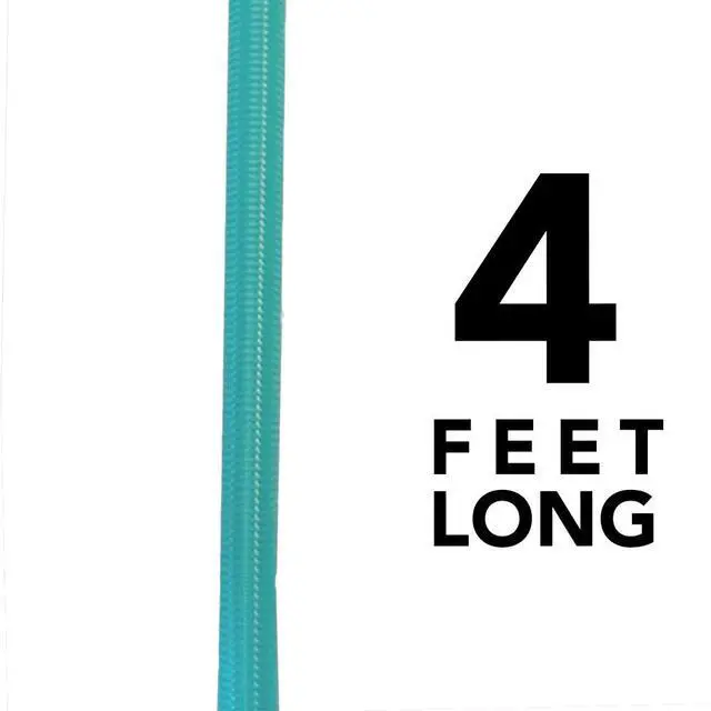 Alt view image 3 of 6 - 9 Pack Universal Pool Cleaner Hose 48" Long Aqua Color for Kreepy Krauly, Baracuda G3, G4