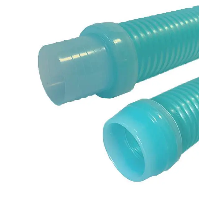 Alt view image 4 of 6 - 9 Pack Universal Pool Cleaner Hose 48" Long Aqua Color for Kreepy Krauly, Baracuda G3, G4