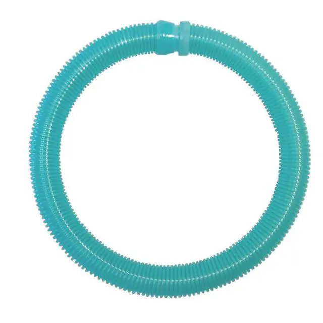 Alt view image 5 of 6 - 9 Pack Universal Pool Cleaner Hose 48" Long Aqua Color for Kreepy Krauly, Baracuda G3, G4