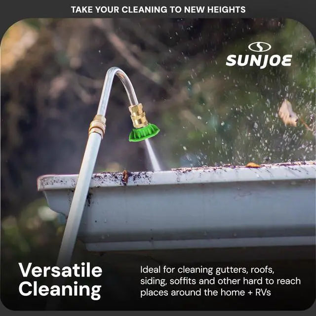 Alt view image 4 of 6 - SPX-SRL9 Universal Pressure Washer Sky Lance, Includes 120º Gutter Adapter and 30º Angled Adapter, 9 Feet Long