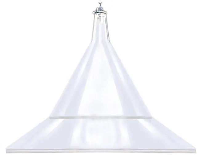 Main image of Squirrel Baffle - for Outside Bird House and Feeder Pole - Premium Large 17 Dome - by Arundale Made in USA (Crystal Clear)