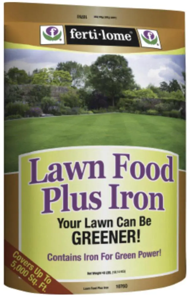 Main image of Fertilome (10760) Lawn Food Plus Iron 24-0-4 (40 lbs.)