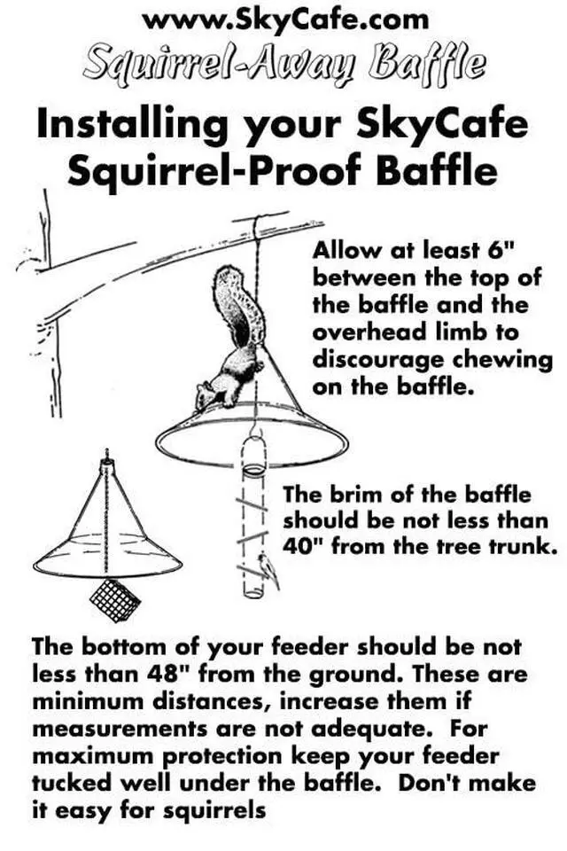 Alt view image 6 of 6 - Squirrel Baffle - Protects Outside Bird Houses - Premium Large 17" Dome - Made in USA by Arundale (Emerald Green)