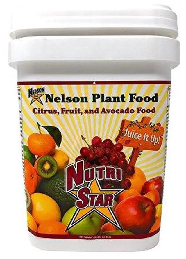 Main image of Nelson - Citrus Fruit & Avocado Tree Plant Food for In-Ground, Containers, & Patios, Granular Fertilizer, NutriStar 12-10-10 (15 lb.)
