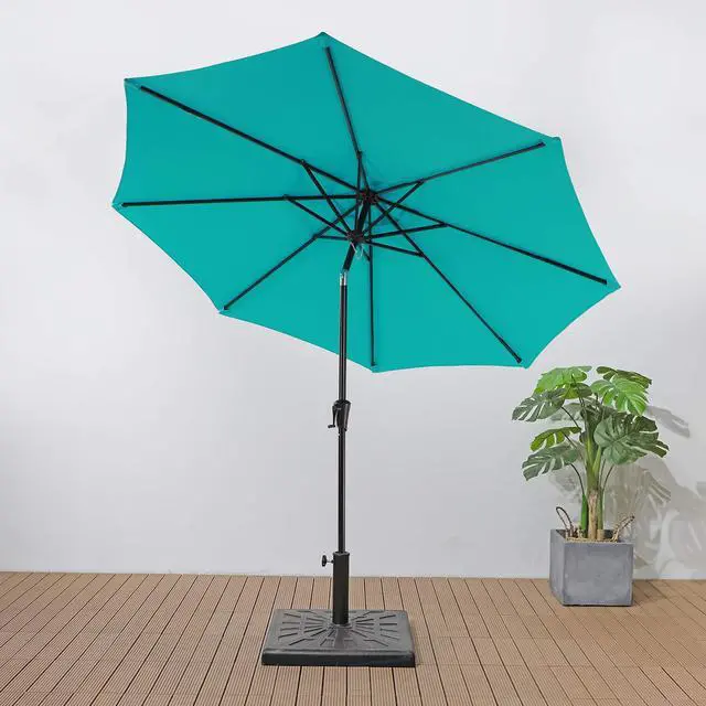 Alt view image 6 of 6 - Square Umbrella Base, 42lb Heavy Duty Patio Outdoor Umbrella Stand Weight, Bronze
