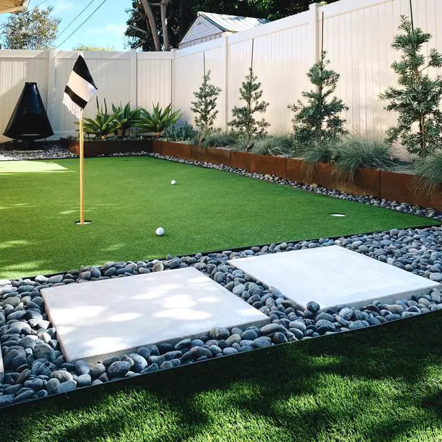 Alt view image 5 of 6 - Hammer-in Landscape Edging - 48-inch Strips - 14-inch Depth 1/4-inch Rounded top COR-Ten Steel (1 Pack)