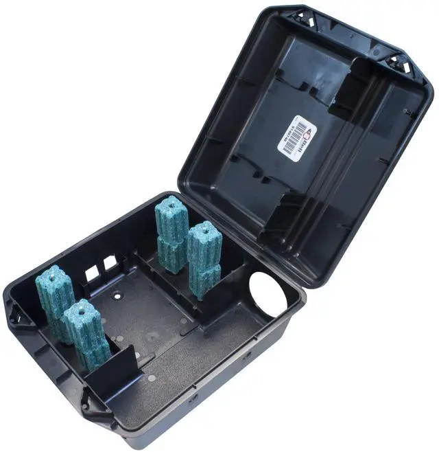 Main image of Bell Labs Protecta Sidekick Rat Station - Case of 6, Black