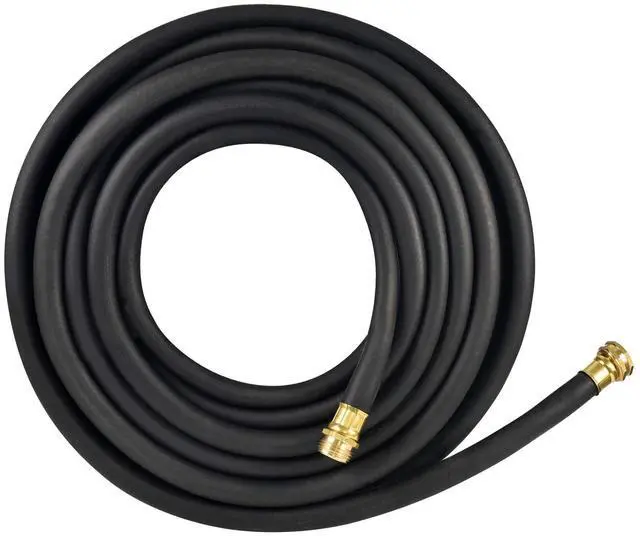 Main image of 5/8" x 50' Heavy Duty Premium Rubber Hot Water Hose, Black